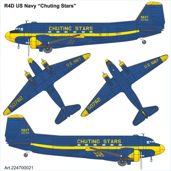 DOUGLAS R-4D US-Navy "Chuting-Stars" (limited edition)<br /><a href='images/pictures/ETH_Arsenal/224700021.jpg' target='_blank'>Full size image</a>